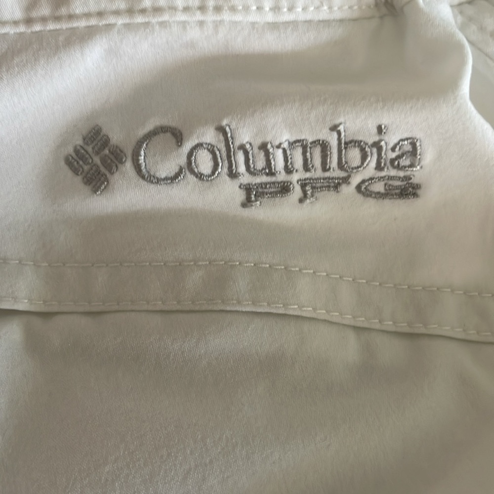 Columbia PFG Coral Point II Shorts Womens S White Omni Shade Nylon - Picture 7 of 14